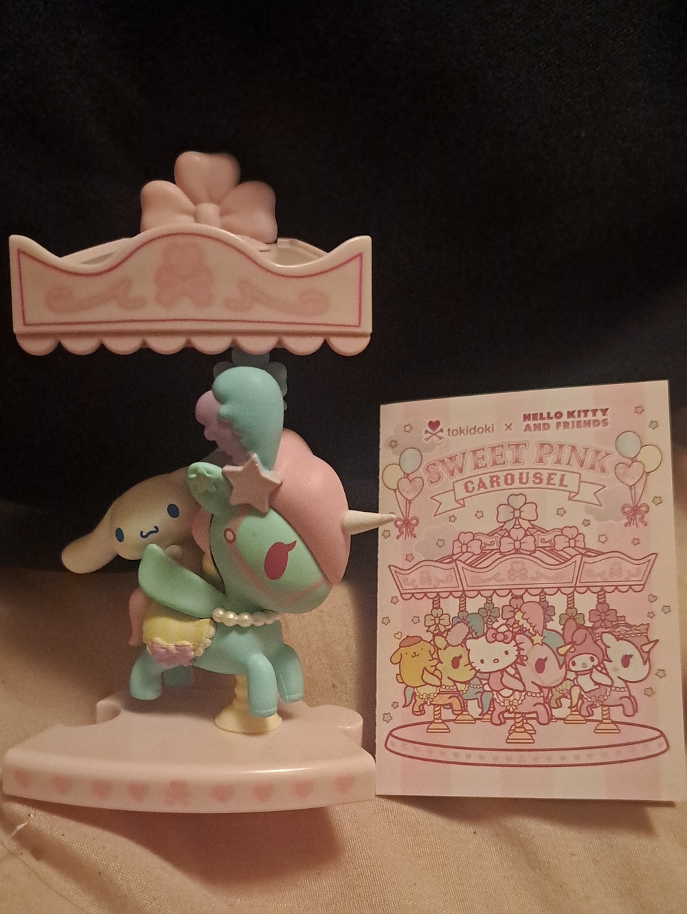 tokidoki Mint & Pastel Pink Sweet Carousel Unicorn Figure
